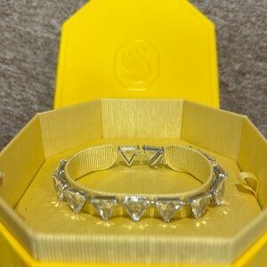 Swarovski- NWT - triangle crystal tennis bracelet